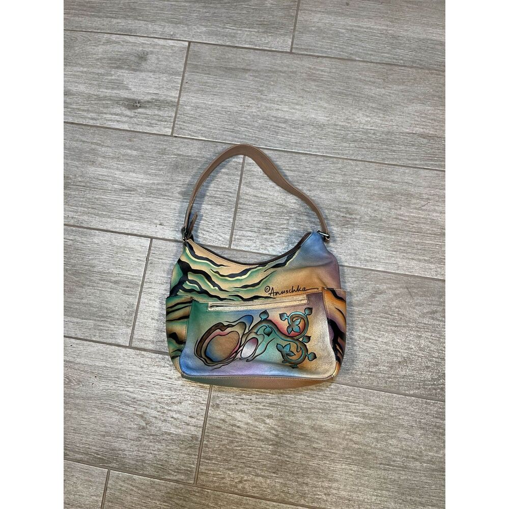 Anuschka Front Pocket Shoulder Bag